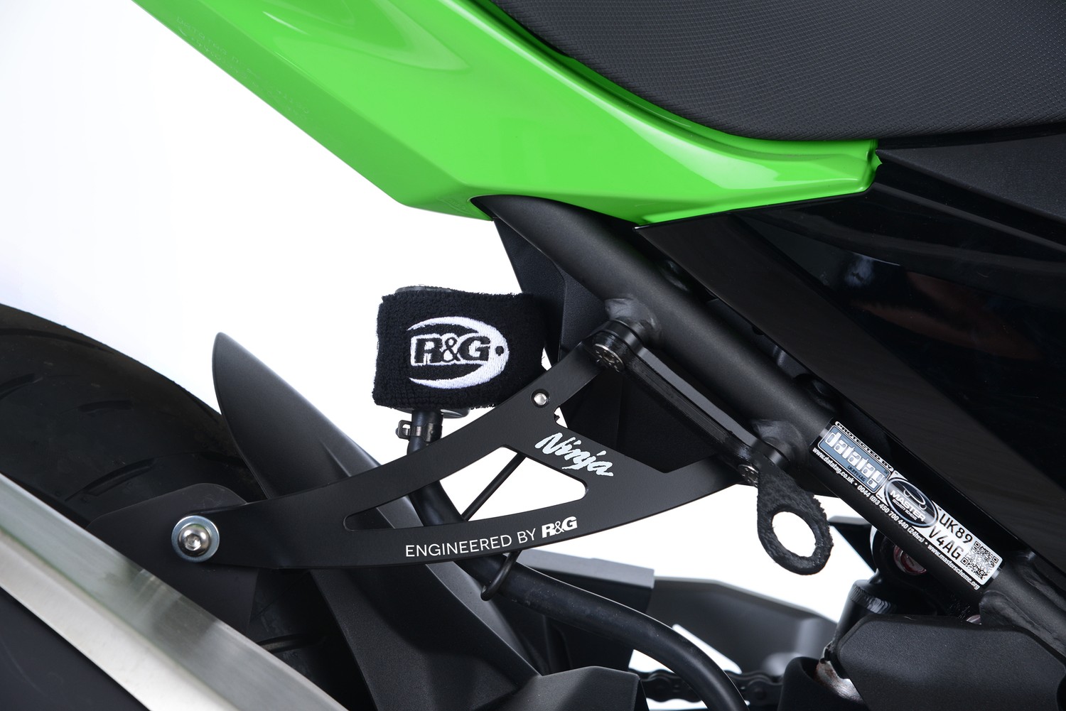 R&G Racing Exhaust Hanger for Kawasaki Ninja 400 '17-'22, Ninja 250 '18-'19, Z400 / Z250 '19-'22 R&G Racing Exhaust Hanger for Kawasaki Ninja 400 '17-'22, Ninja 250 '18-'19, Z400 / Z250 '19-'22